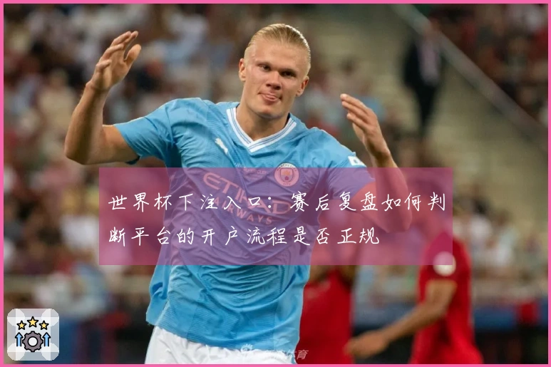 世界杯下注入口：赛后复盘如何判断平台的开户流程是否正规