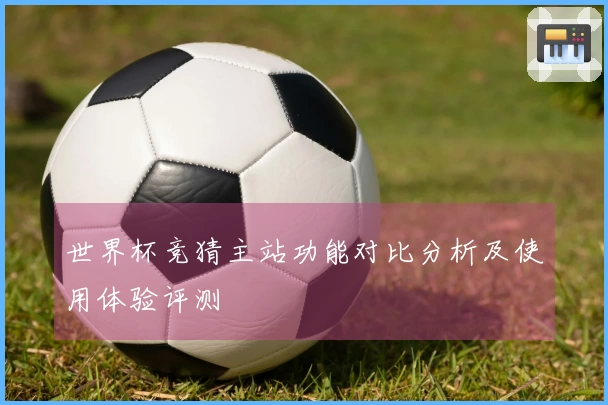 世界杯竞猜主站功能对比分析及使用体验评测